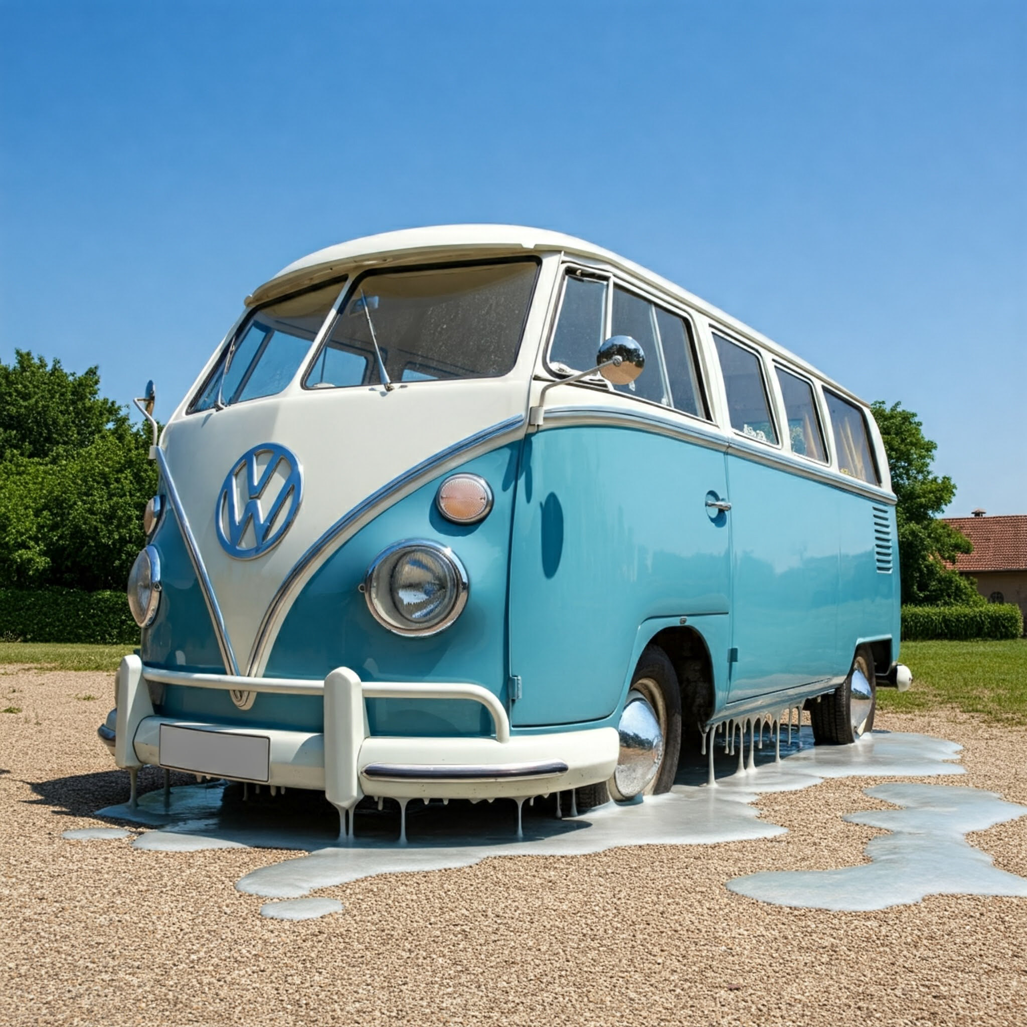 I Asked For An Image Of A Melting VW Microbus And This Is What I Got
