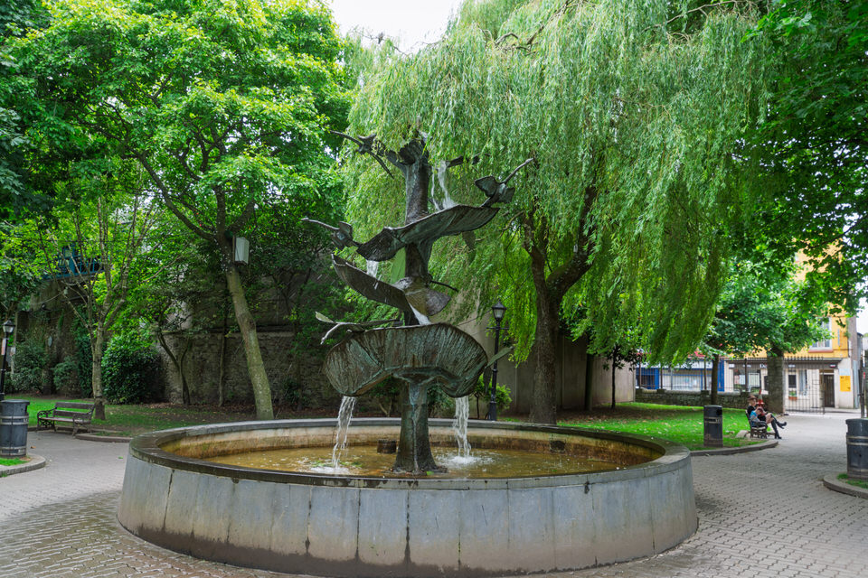 Fountain At Bishop Lucey Park July 2016