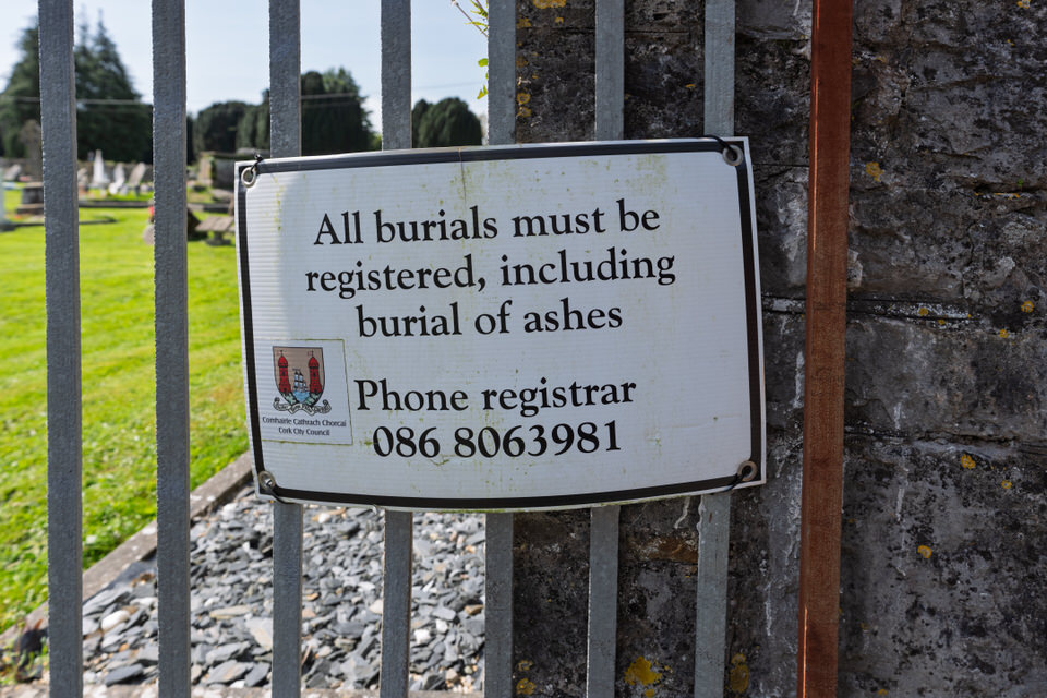 All Burials Must Be Registered