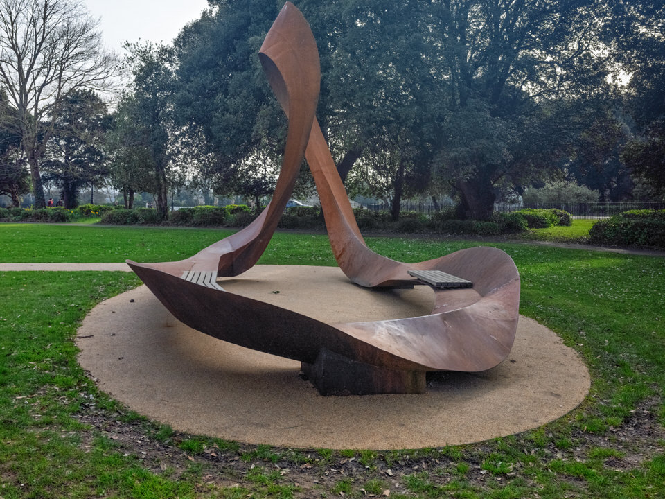  The Embraced Loop Sculpture 
