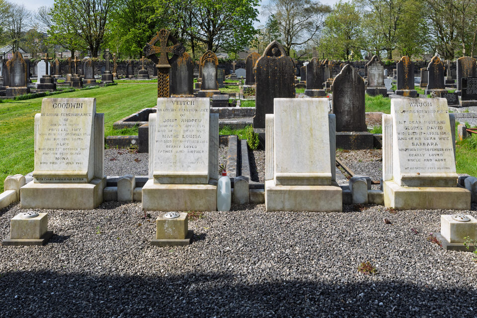  Four Graves At St Lukes In Douglas 